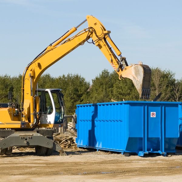 what size residential dumpster rentals are available in Pymatuning PA